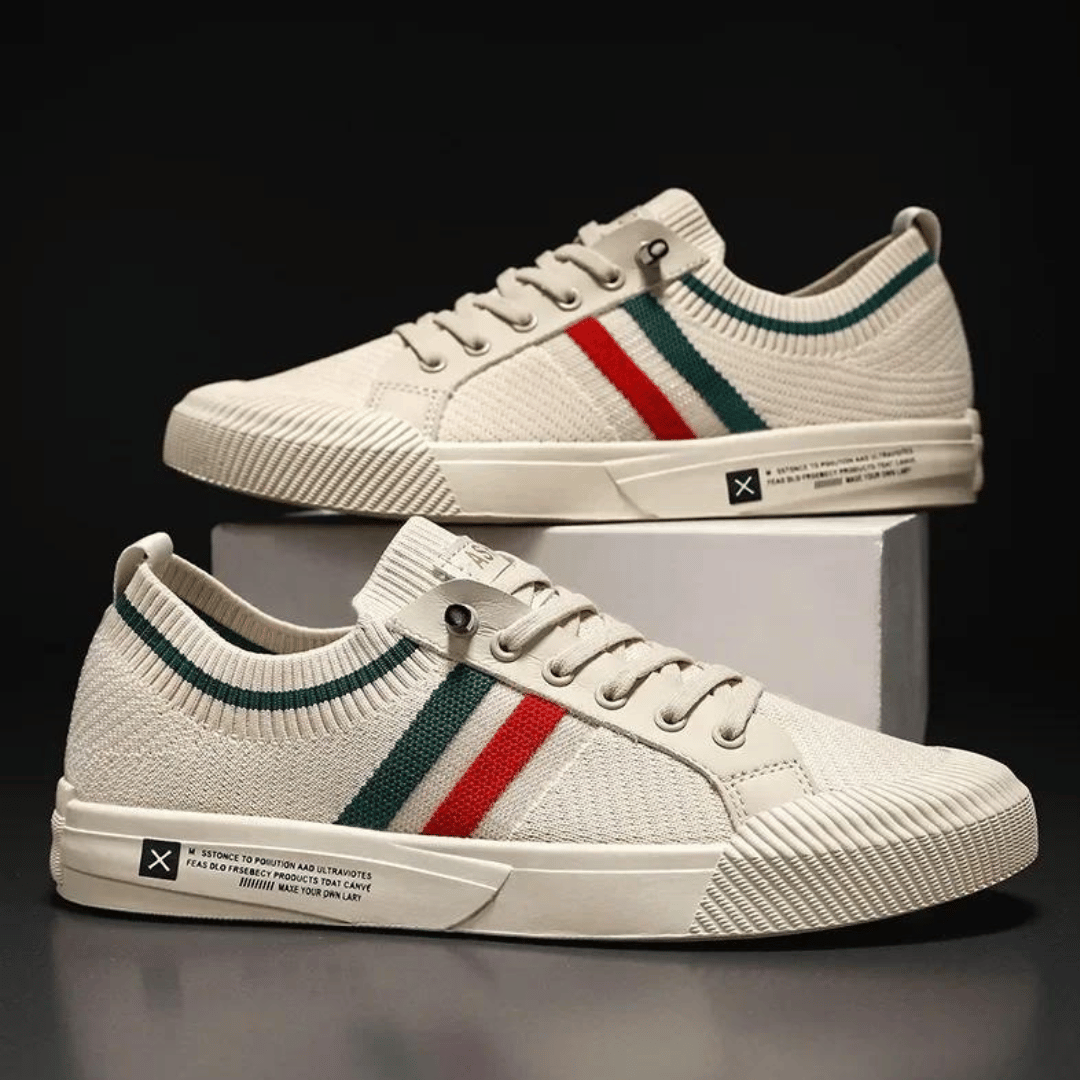 Jon | Stilfulde Stribede Sneakers