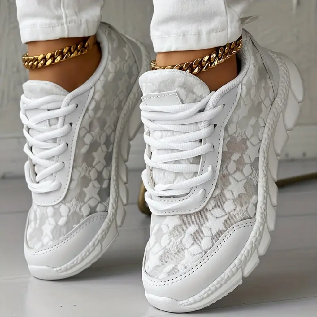 Augusta | Elegante sneakers af mesh
