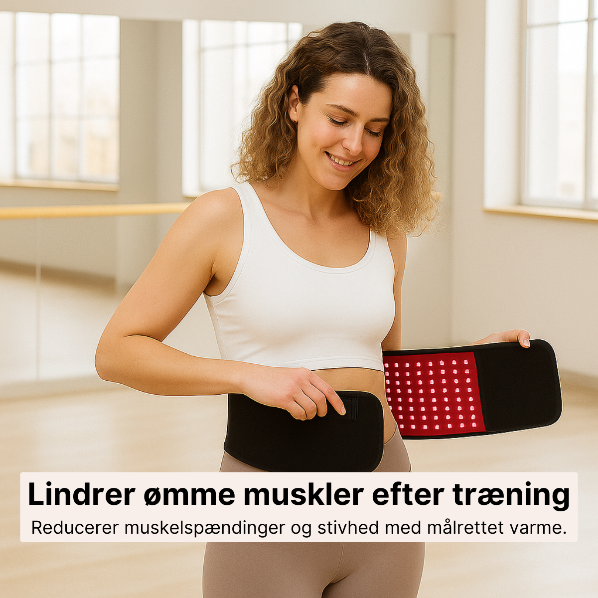 Infrarød varmepude til ryggen