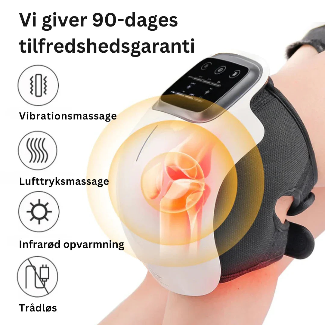 ComfortKnee™ Massageapparat til knæ – Varme og massage der forkæler dine knæ