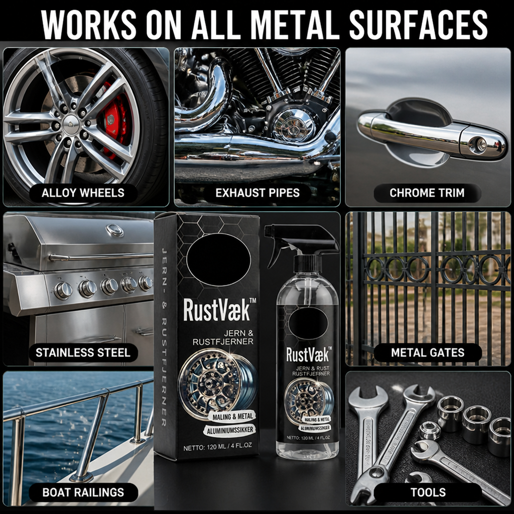 Rustfjernerspray til metal