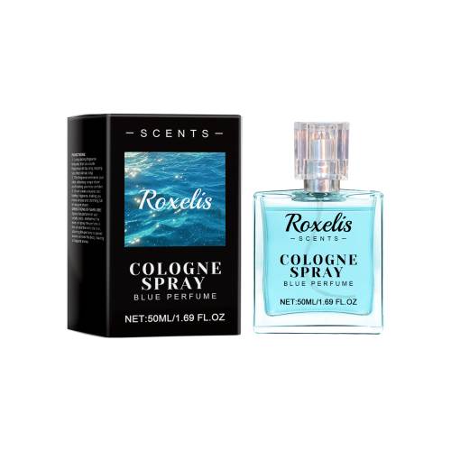 Blå herreduft med ambra og bergamot