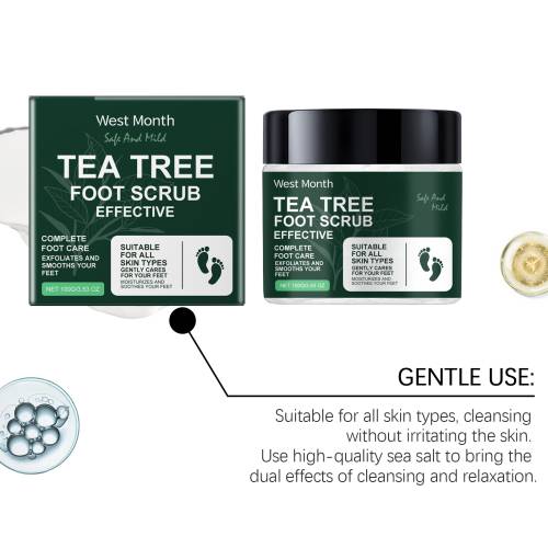 Tetræ havsalt fodscrub