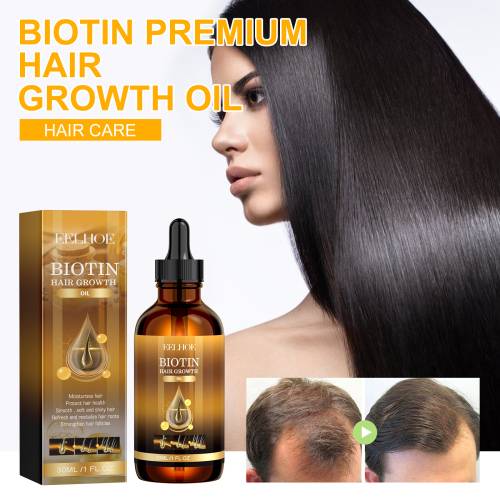 Biotin og rosmarin hårolie