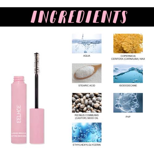 Lifting curling mascara, sort
