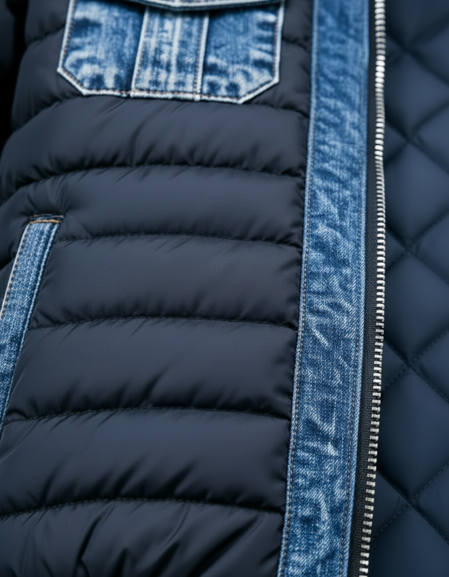 MEYER | Hybrid Quilted Denim Jakke