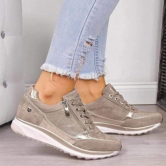 Mette | Ortopædiske Sneakers med lynlås