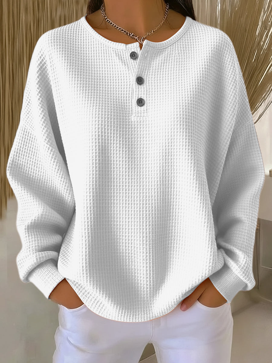 Anne | Hyggelig Waffelstrikket Henley