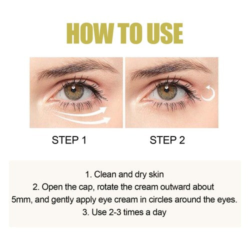 Snegle øjencreme-stick med massagespids