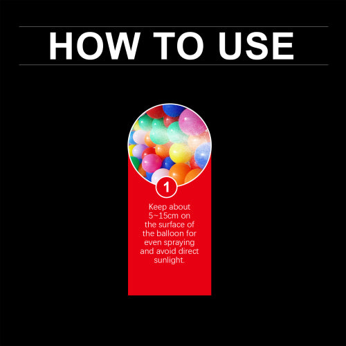 Ballon-dekorationsspray