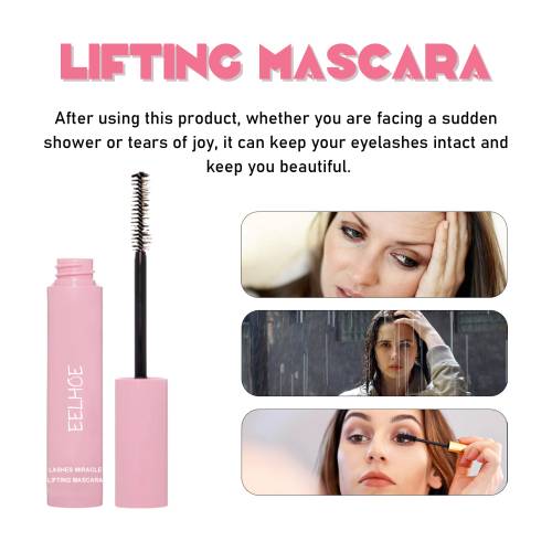 Lifting curling mascara, sort
