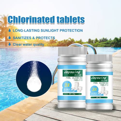 Klor-brusetabletter, 50 g