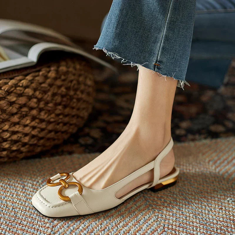Mattea | Kvinders Slingback Flade Sko