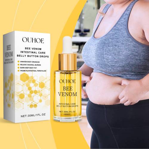Bigift massageolie til maven med sort peber