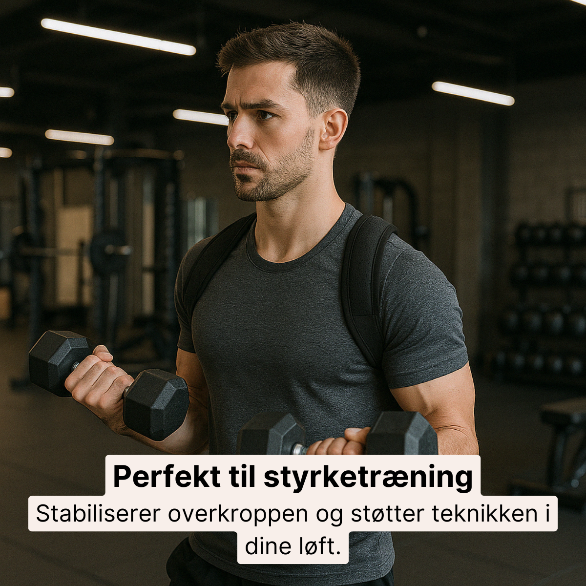 Holdningskorrigerende Rygstøtte til Mænd og Kvinder
