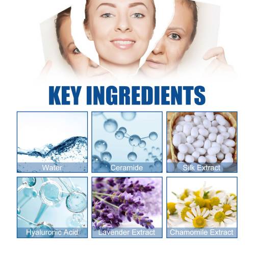 Natcreme med ceramid og silkeekstrakt