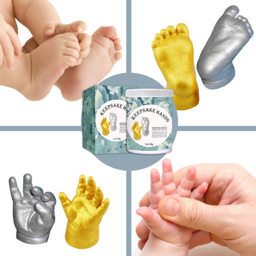 Baby hånd- og fodaftryks-sæt