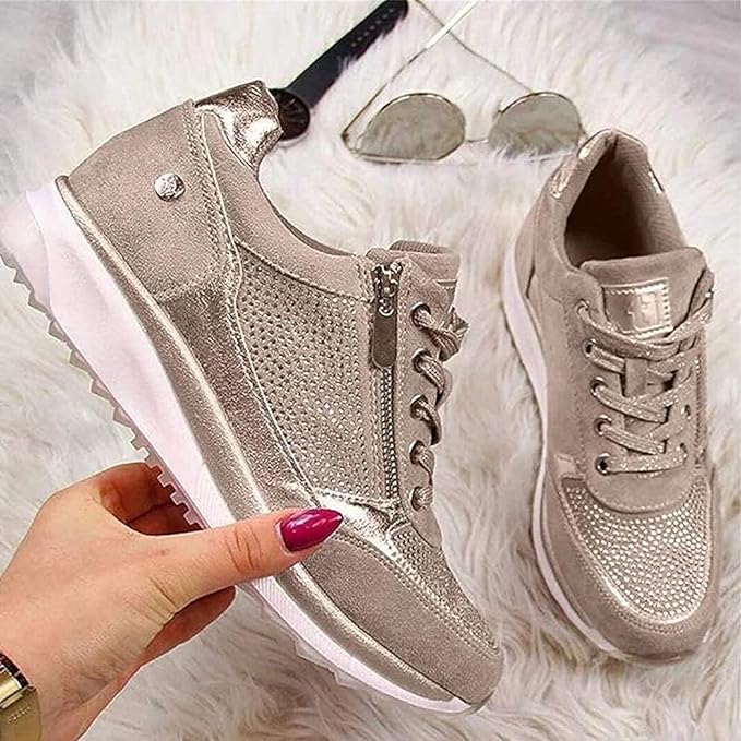 Mette | Ortopædiske Sneakers med lynlås