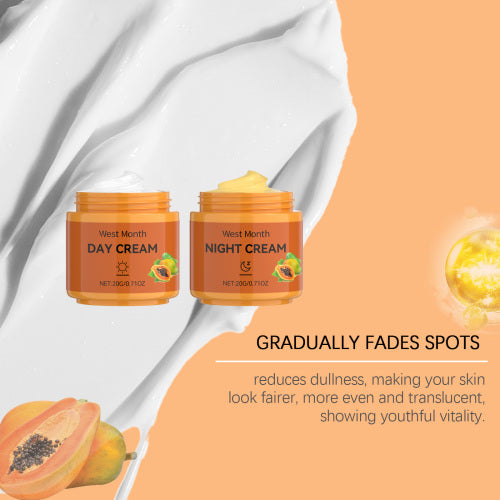 Papaya dag- og natcreme-sæt