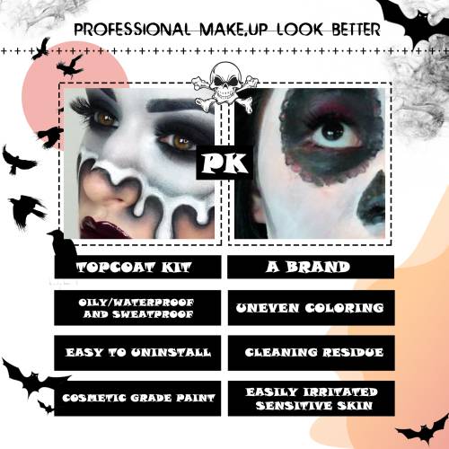 Halloween ansigts- og kropsmalingskit