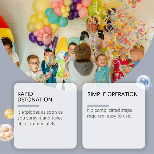 Latexballon dekorationsspray