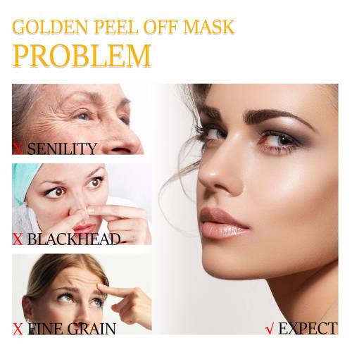 24K guld peel-off maske mod hudorme