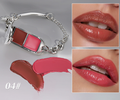 2-i-1 lipgloss-armbånd med aftagelig charm