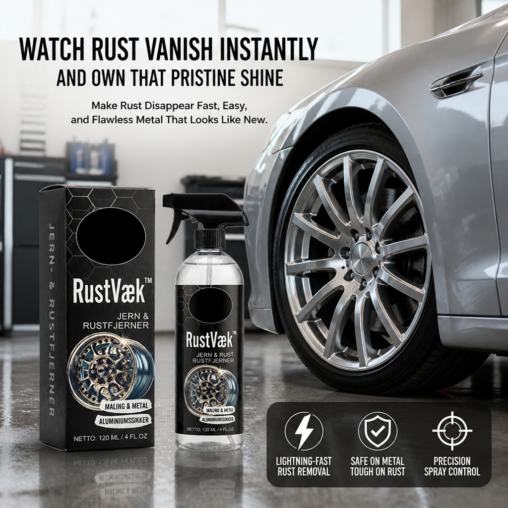 Rustfjernerspray til metal