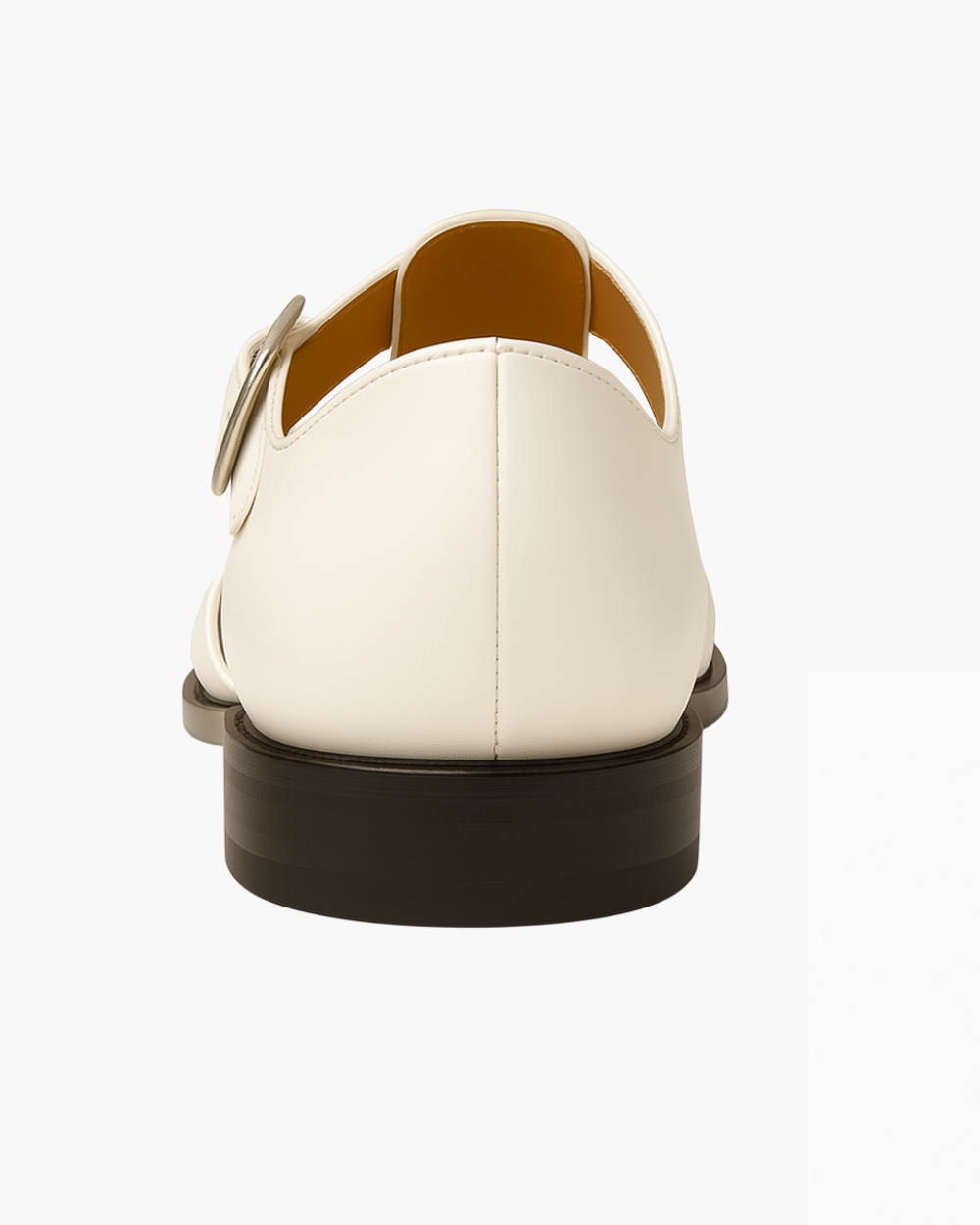 Renaud | Elegant lukket sandal med rem og spænde