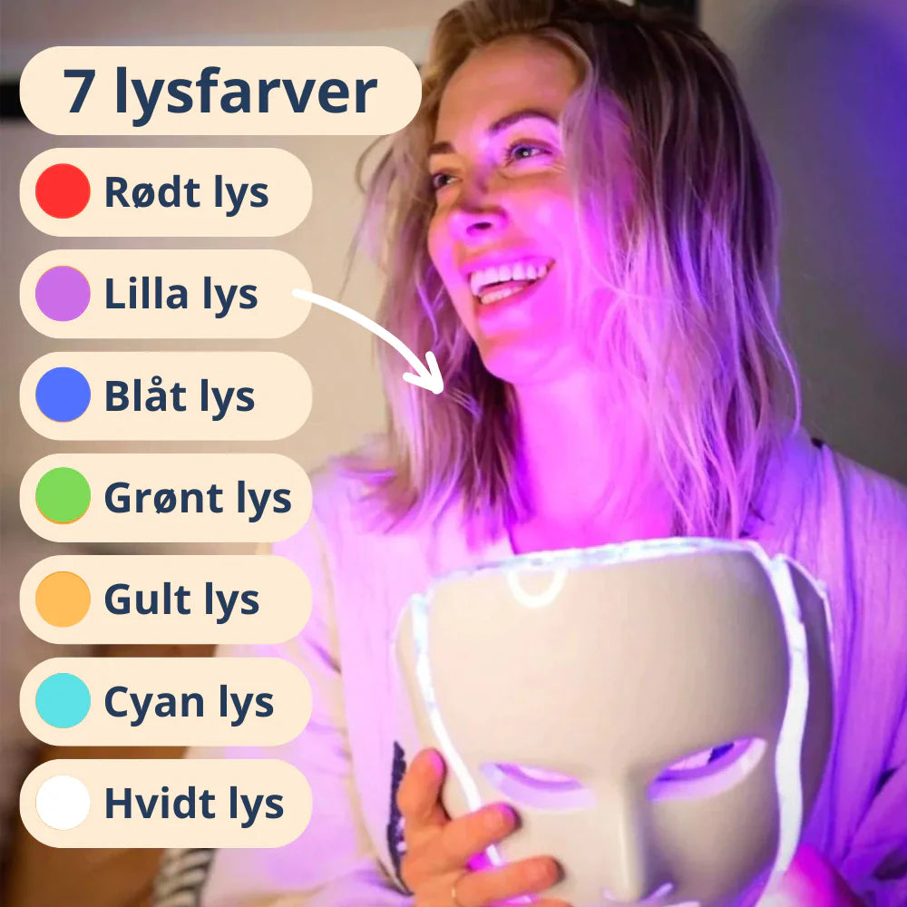 LED Lysterapi Maske