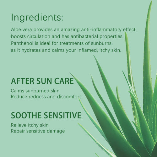 Aloe vera gelspray, kølende aftersun, 50 g
