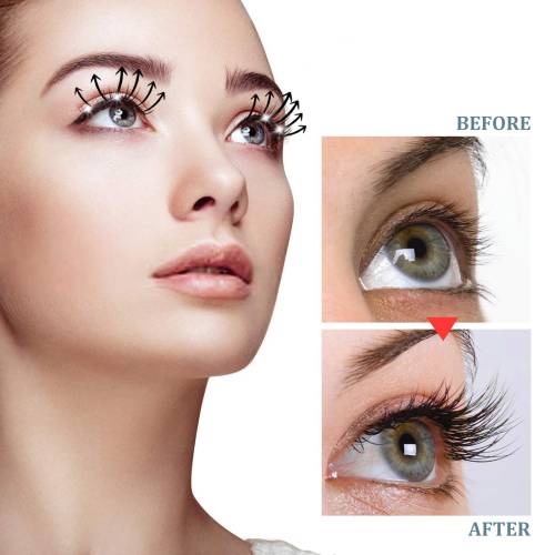Sort curling mascara med kollagen
