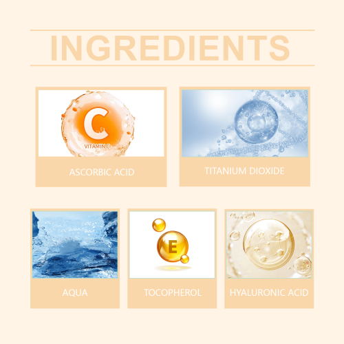 Hyaluronsyre fugtcreme til kroppen med vitamin C og E