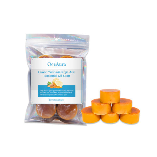 Citron gurkemeje sæbe med kokosolie