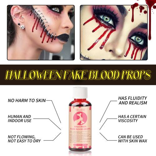 Halloween kunstigt blod-spray, vampyr