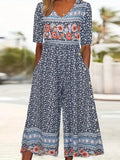 Nerina – Sommerlig blomster jumpsuit