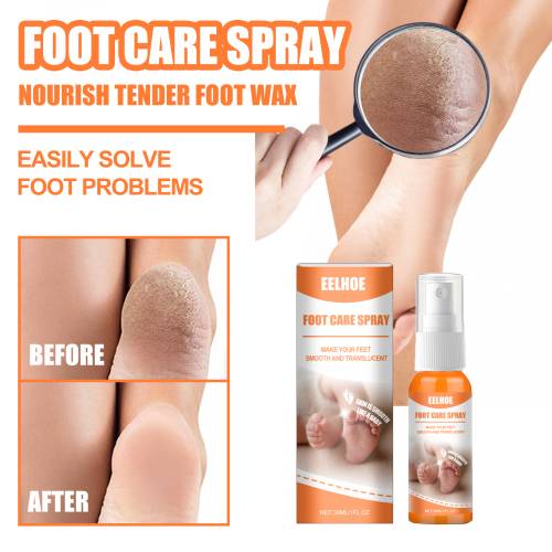Frugtsyre fod-peelingspray