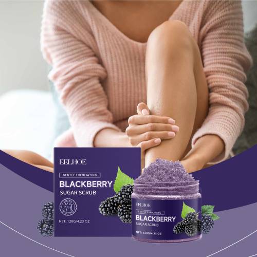 Brombær sukker bodyscrub med havsalt