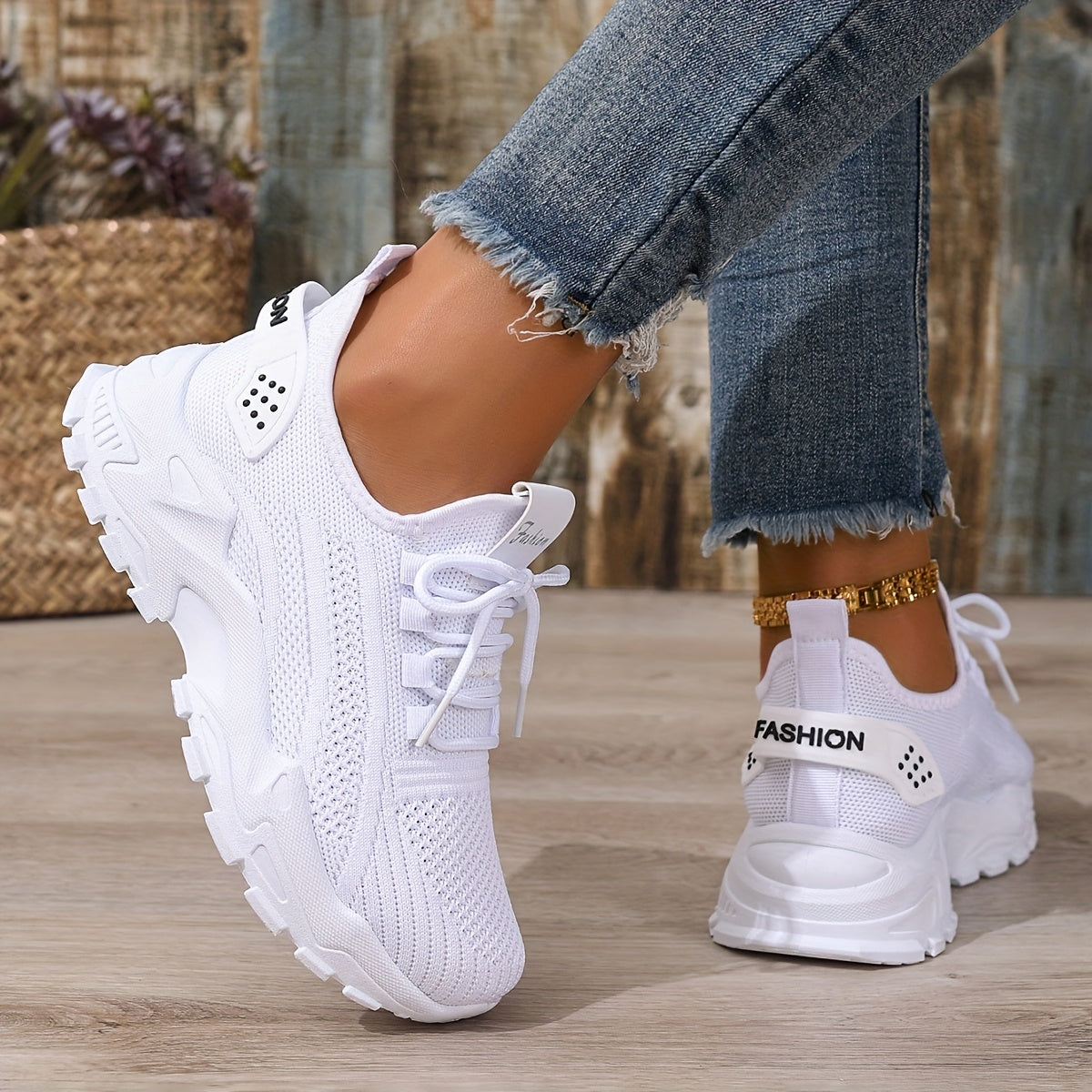 Monica | Letvægts mesh-sneakers
