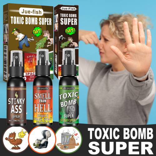 Brun spøg-stinkspray