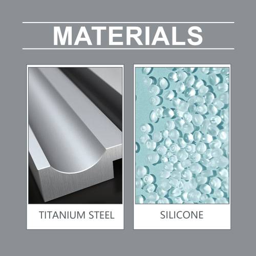 Unisex titaniumstål-armbånd