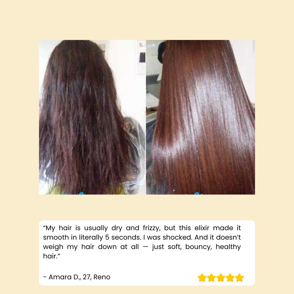Keratinbehandling til tørt og glansløst hår