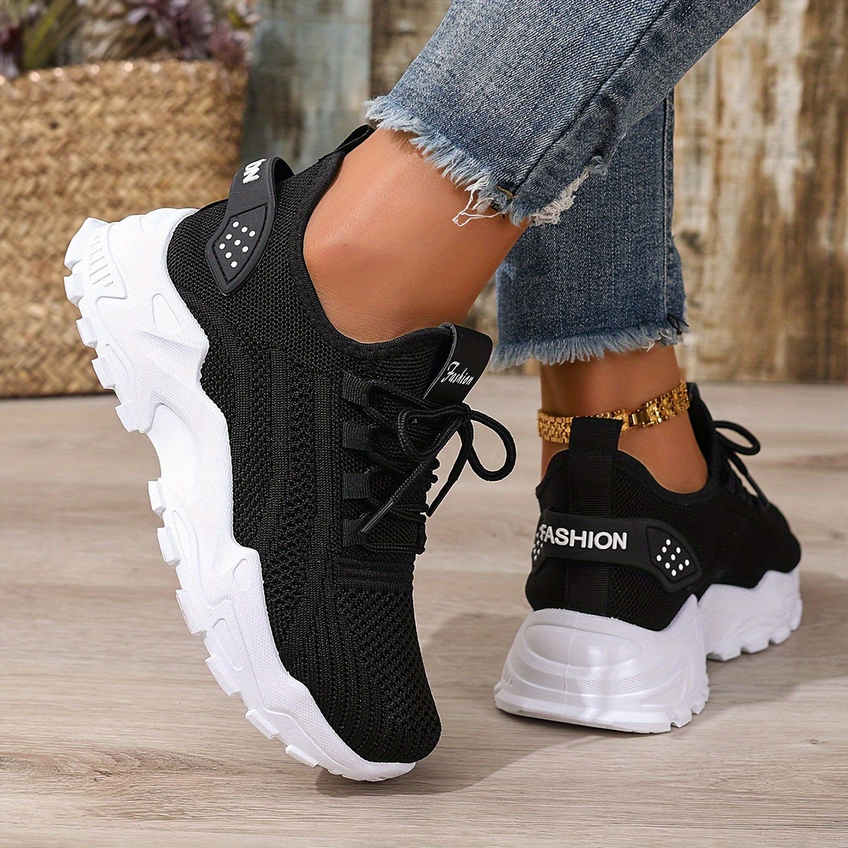 Monica | Letvægts mesh-sneakers