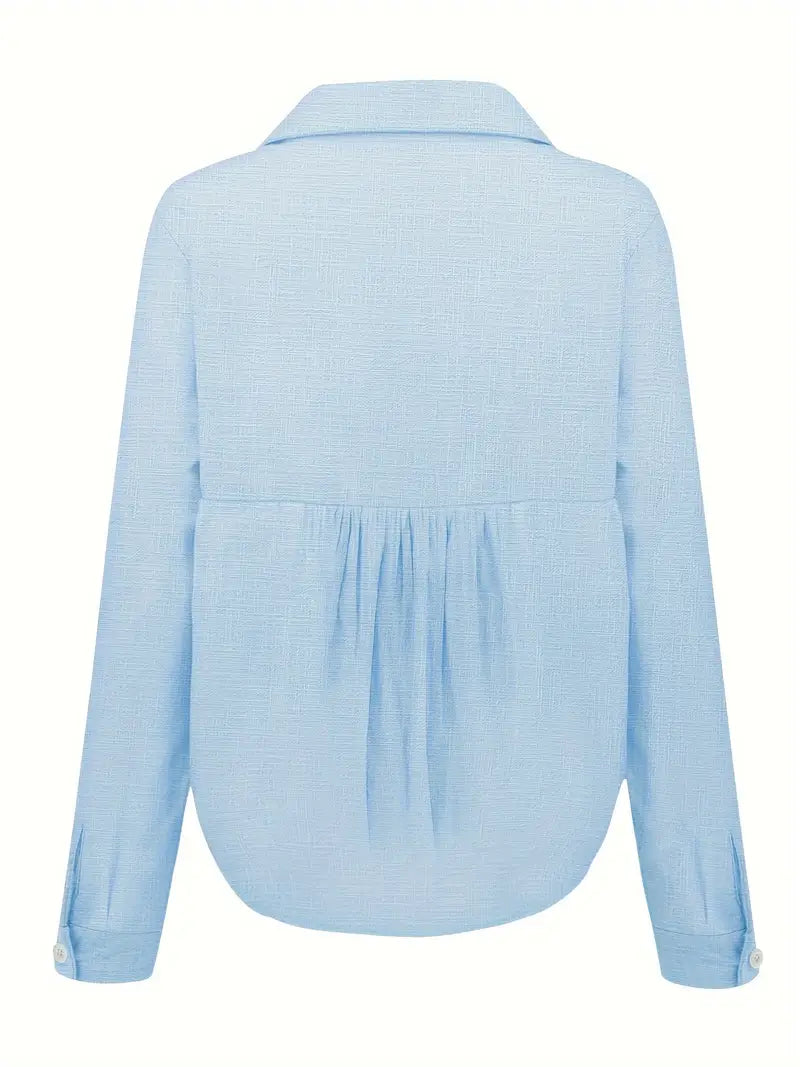 INGRID LINNEBLUSE | Let og stilfuld