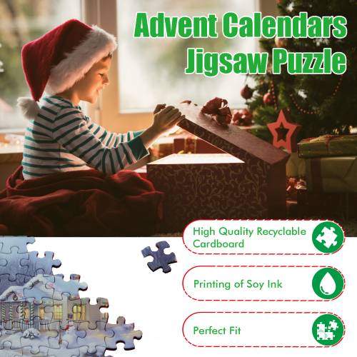 Jule-julekalender puslespil