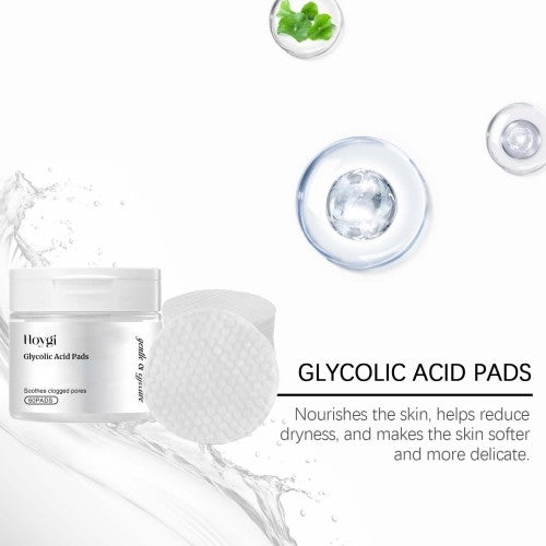 Glykolsyre eksfolierende pads med centella