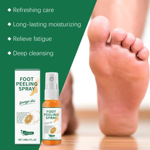 Sukkerrør appelsin fod-peelingspray