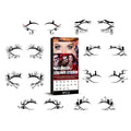 Halloween eyeliner-stickers