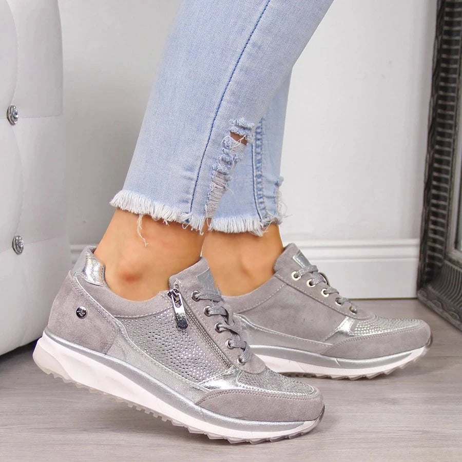 Mette | Ortopædiske Sneakers med lynlås
