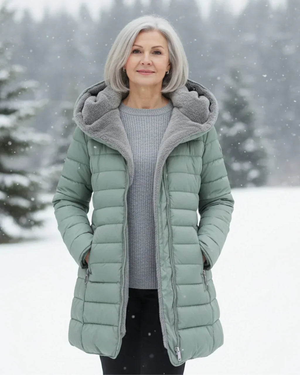 Olivia | Vatteret Vinterjakke